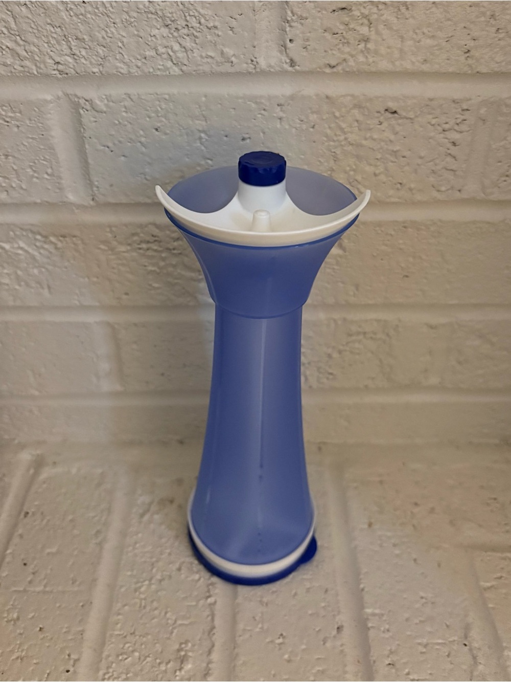 Tupperware Jifi Sift Blue Hourglass Sifter Complete Sugar/ Powder Fairy